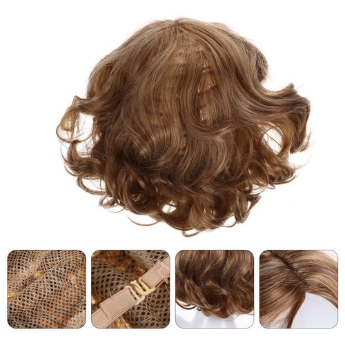 Reusable golden short curly - reusable,