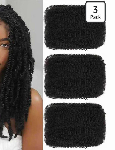 Afro kinky human hair bulk - kinky,