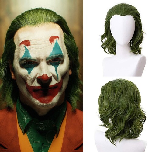 Halloween green joker wig - halloween,