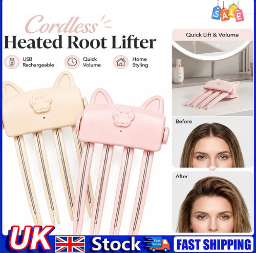 Electric cordless heated hair - heated,