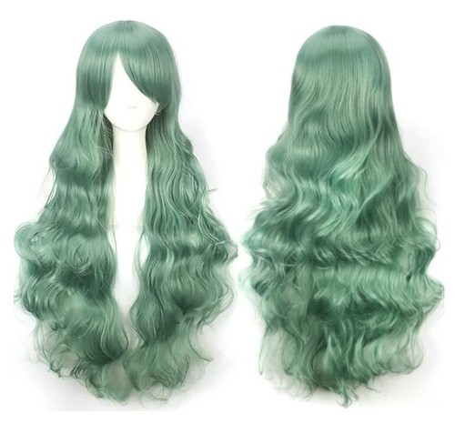 Long wavy curly hair wig - long,