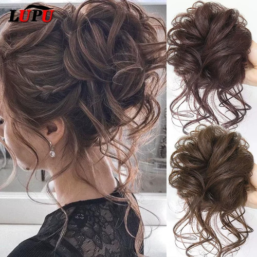 Messy bun hair piece - messy,