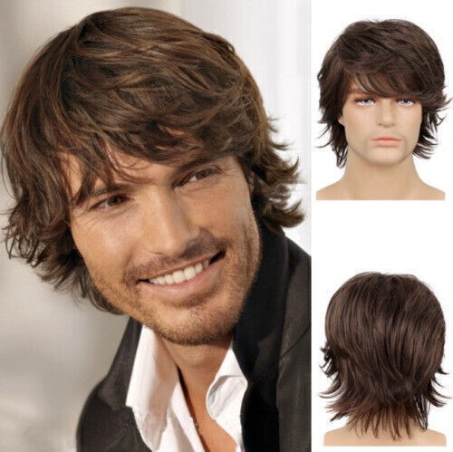 Men natural short curly - men,
