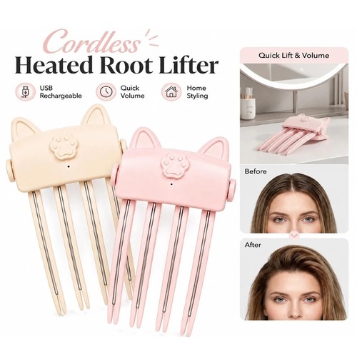 Electric cordless heated hair - heated,
