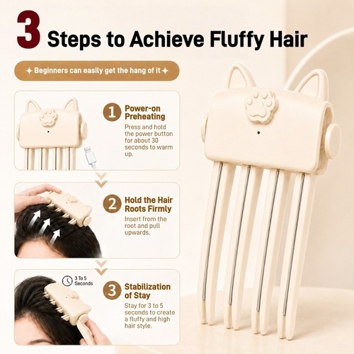 Electric cordless heated hair - cordless,