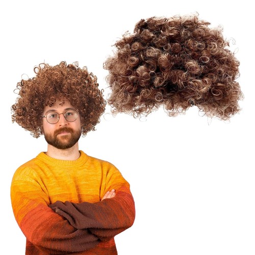 Eupsiiu brown curly wig for - eupsiiu,