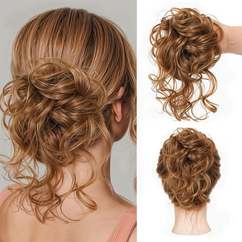 Messy bun hair - bun,