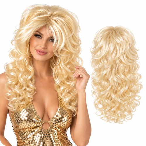 Adult curly blonde big - adult,