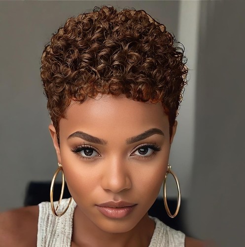 Short pixie wig - pixie, wig,