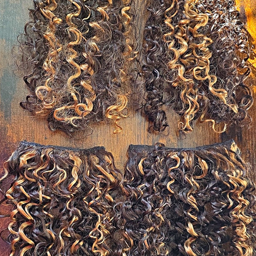 4pc clip hair extensions - clip, in
