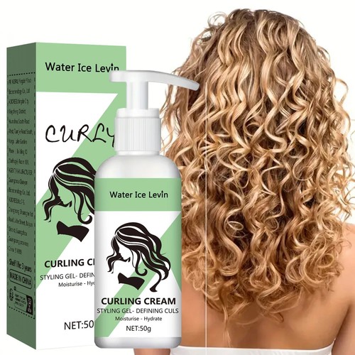 Curly hair styling cream - hair,