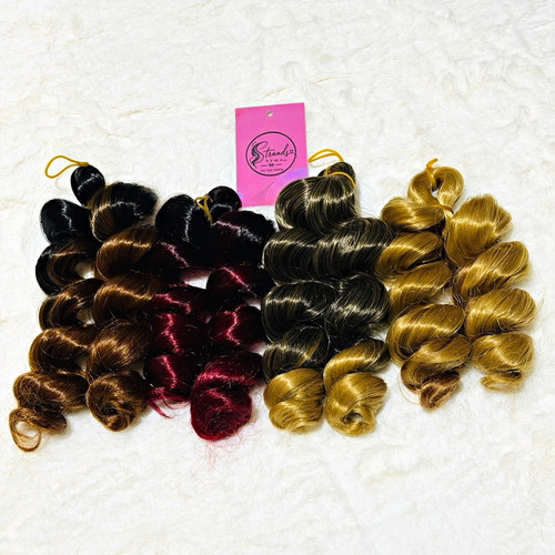 Strands synthetic curly - s,