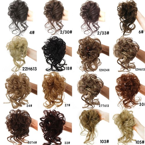 Thick scrunchie updo natural - scrunchie,