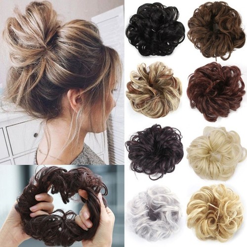 Ponytail scrunchie fake hair - ponytail,