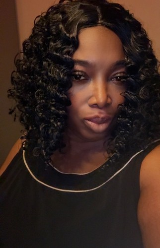 Wet and curly wig - and, go