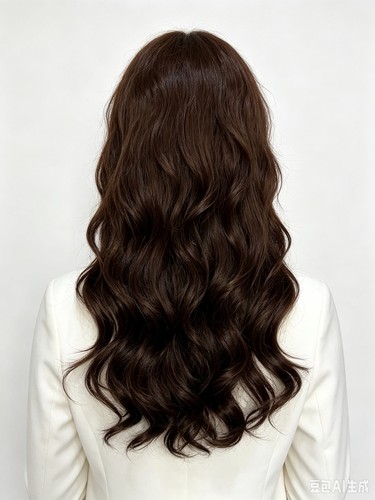 Synthetic hair wig dark - wig,