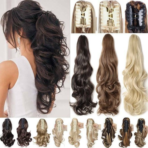 Real long claw ponytail - long,