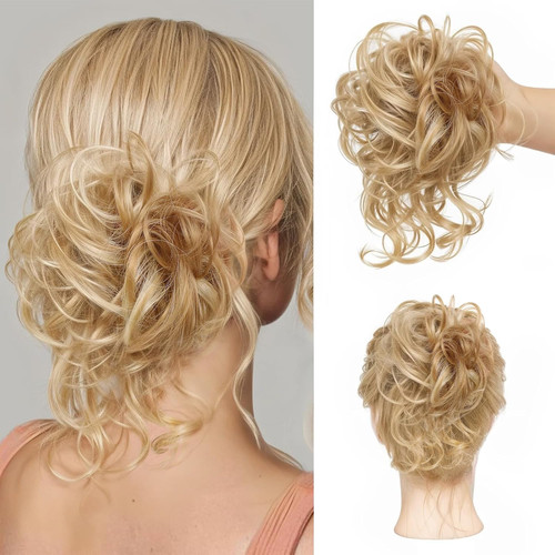 Messy bun hair - bun, piece,