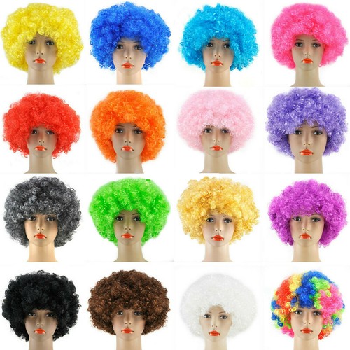 Curly afro fancy dress - fancy, wigs
