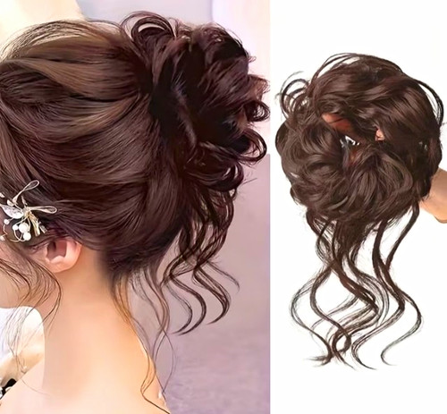 Synthetic messy updo - messy,