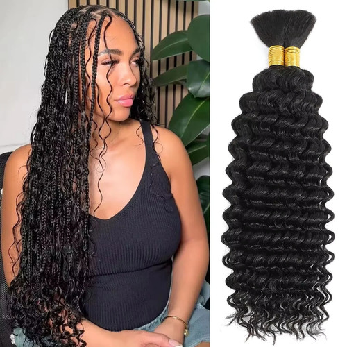 Deep wave bulk human - hair, for